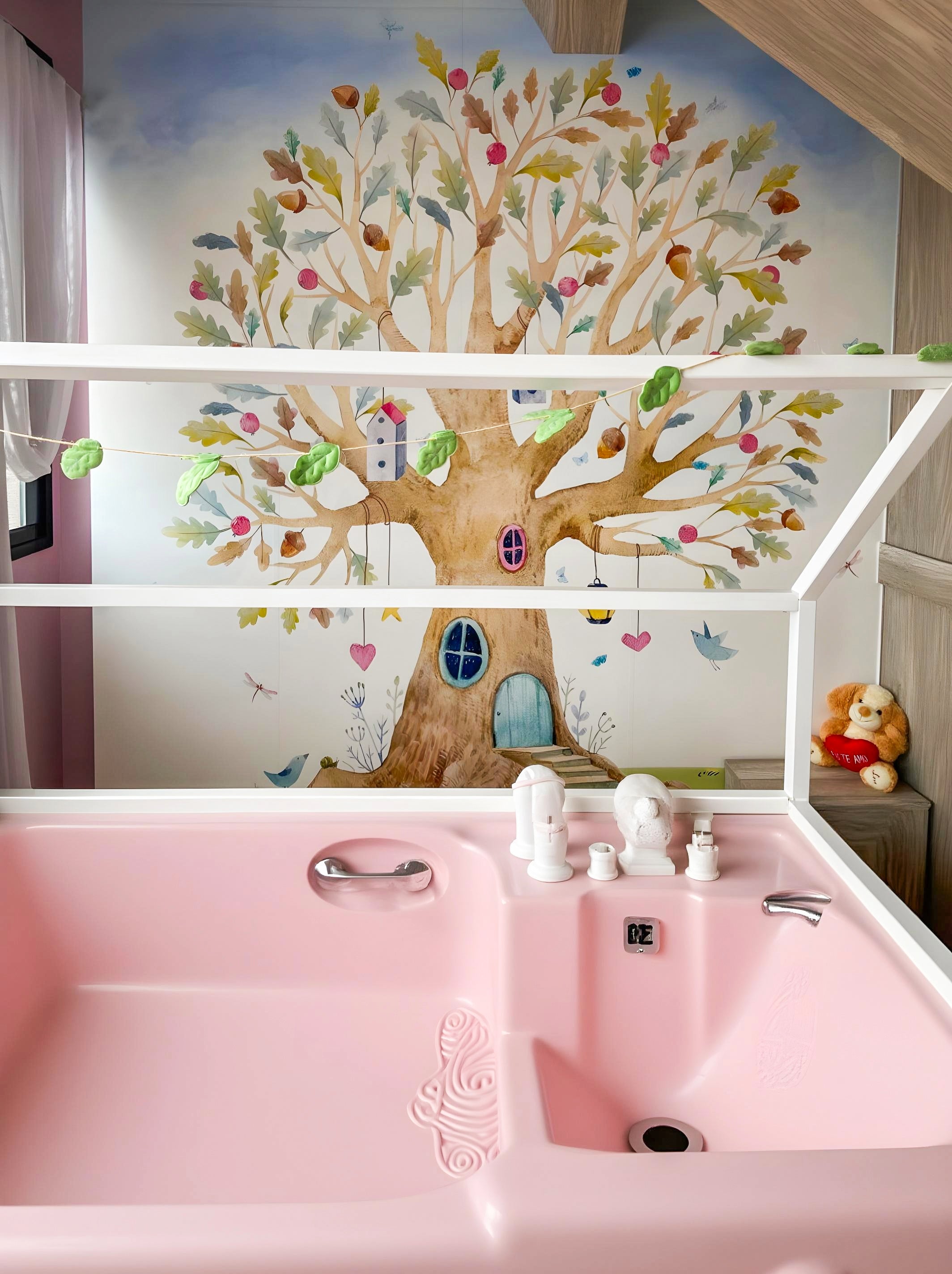 Papel de Parede Infantil Mural Árvore Mágica
