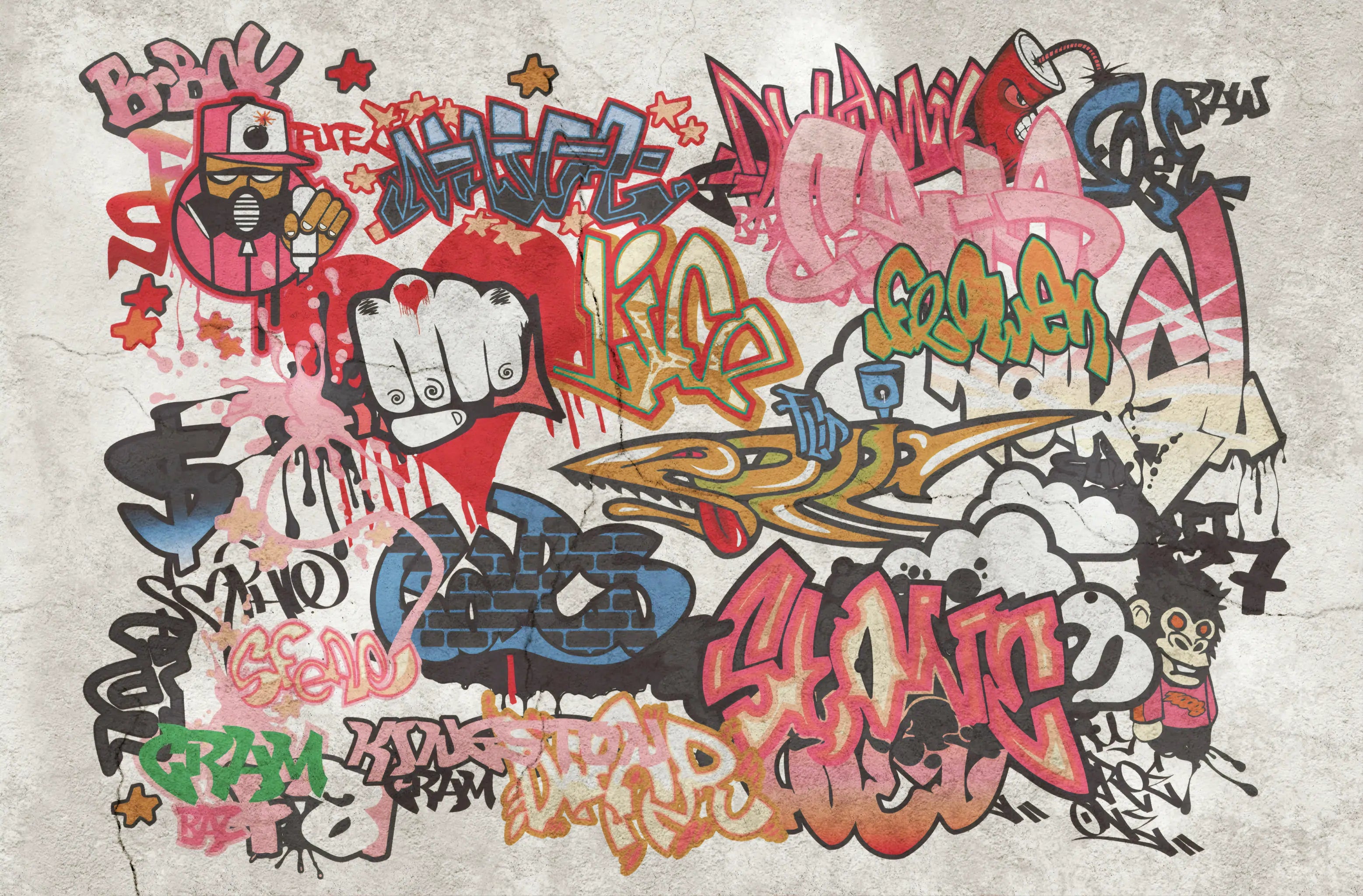 Papel de Parede Grafite Texturizado