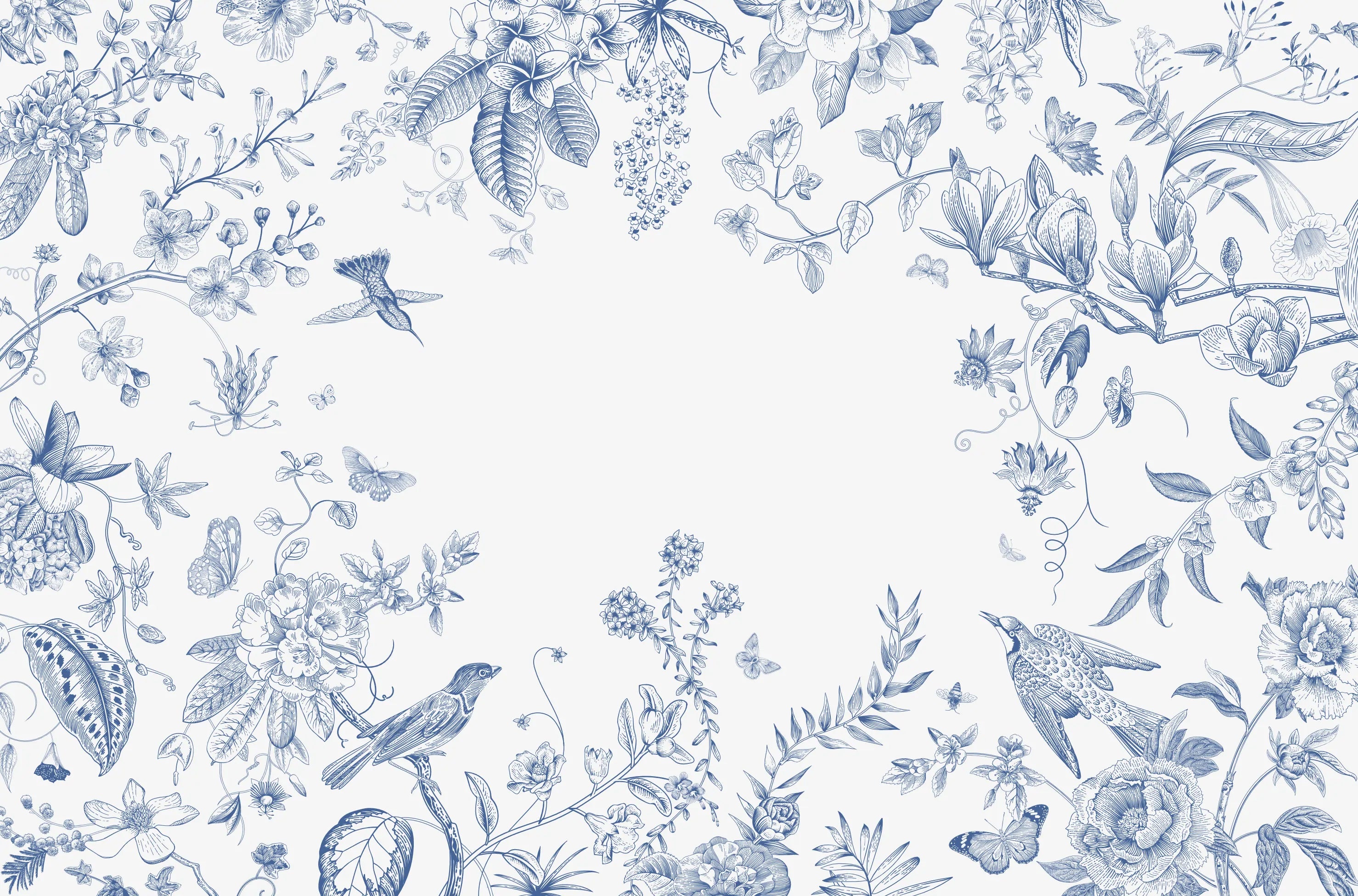 Papel de Parede Chinoiserie Vintage