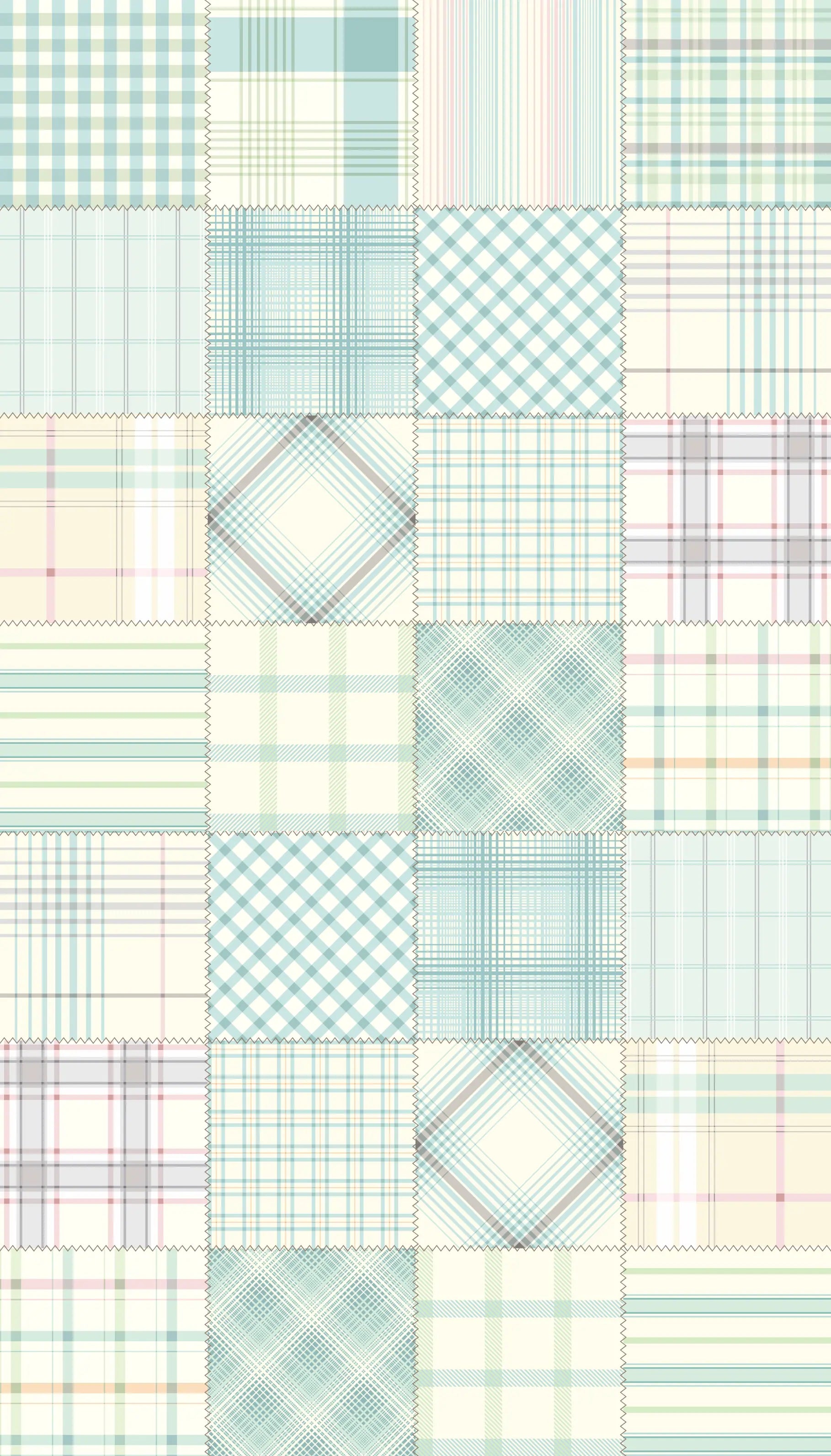 Papel de Parede Geométrico Xadrez Abstrato