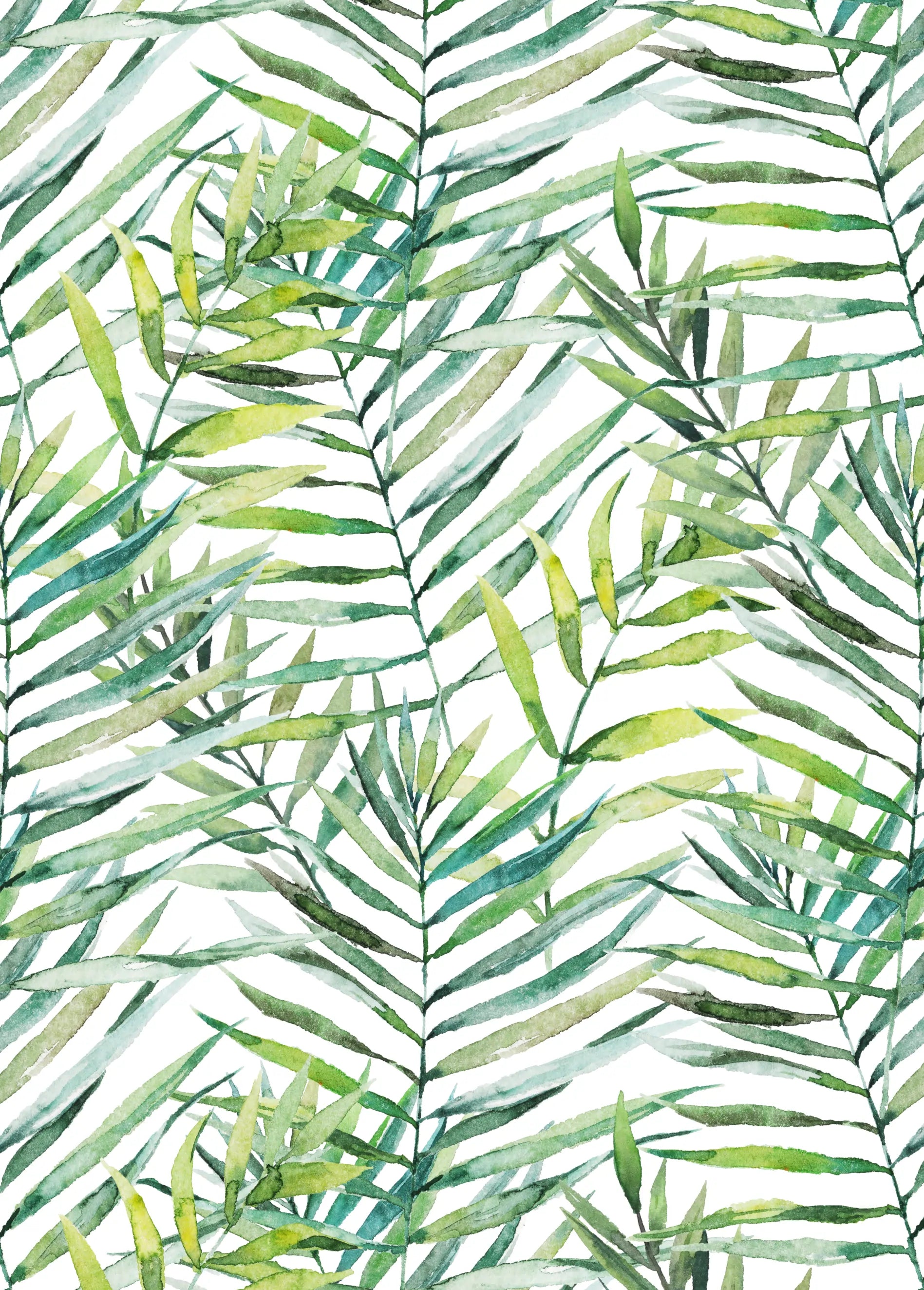 Papel de Parede Folhas Tropicais – Decoração Natural e Vibrante