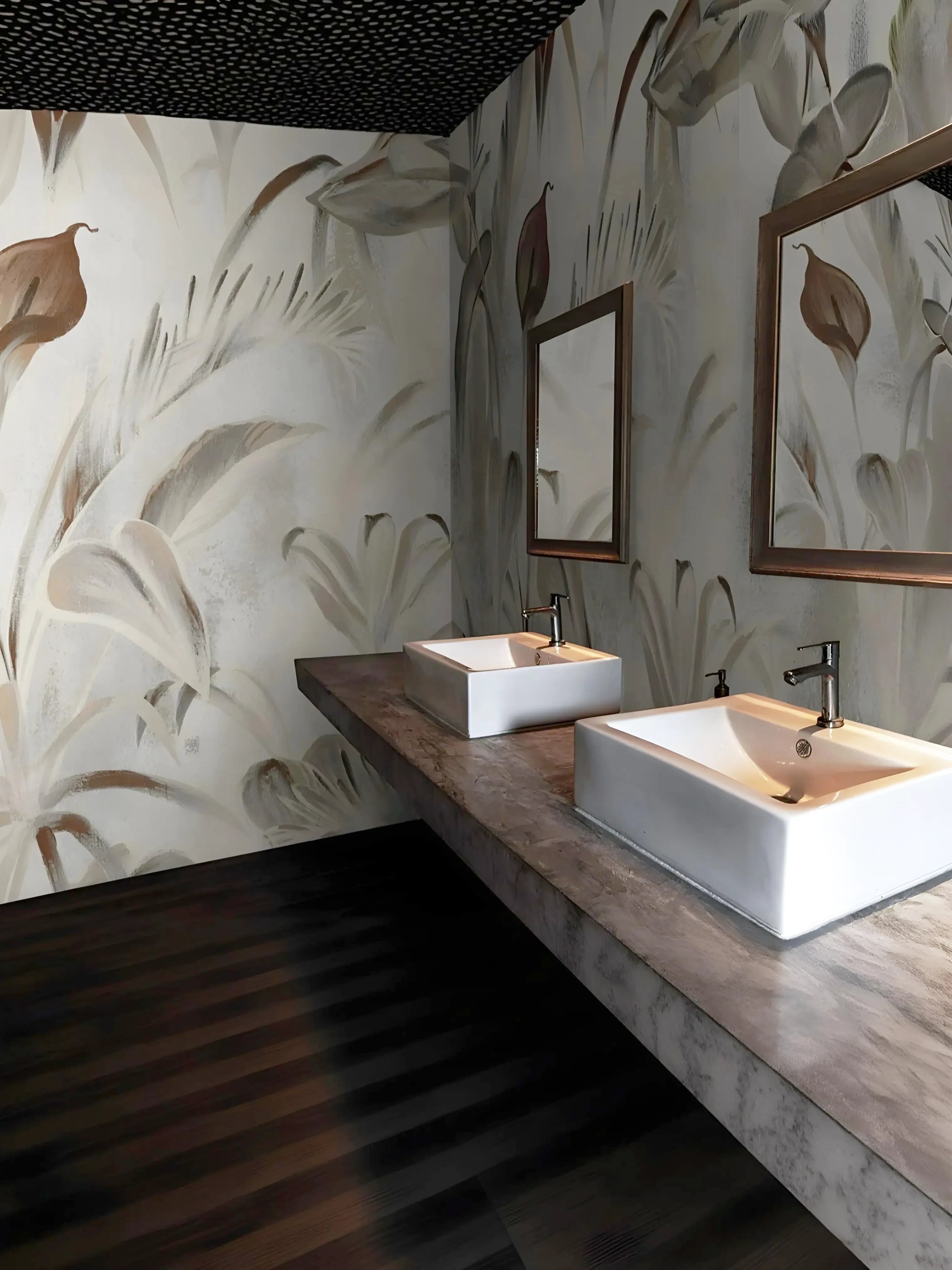 Papel de Parede Natureza Plantas Textura Botânica e Estilo Tropical Sofisticado