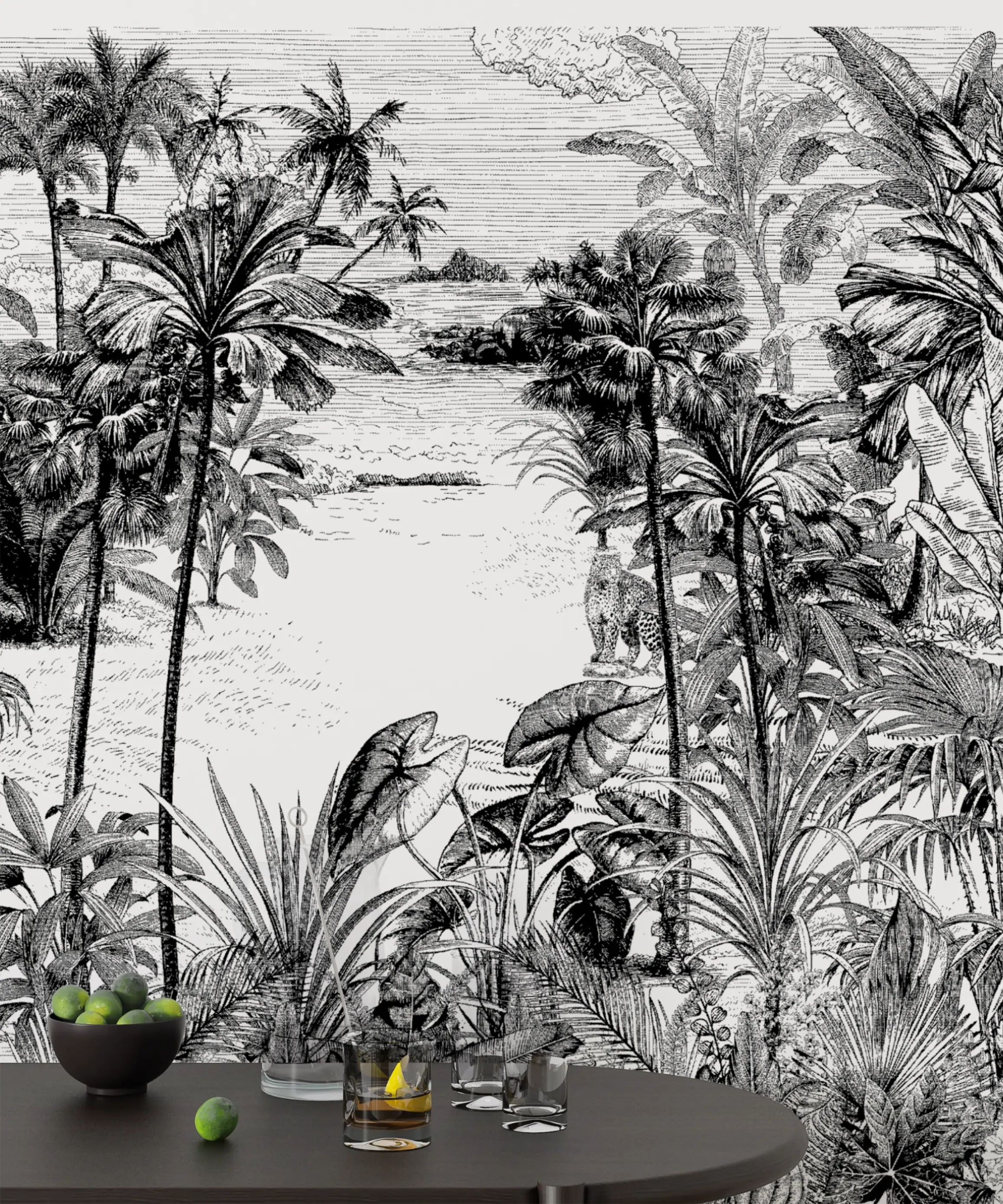 Papel de Parede Floresta Tropical Design Natural e Refrescante