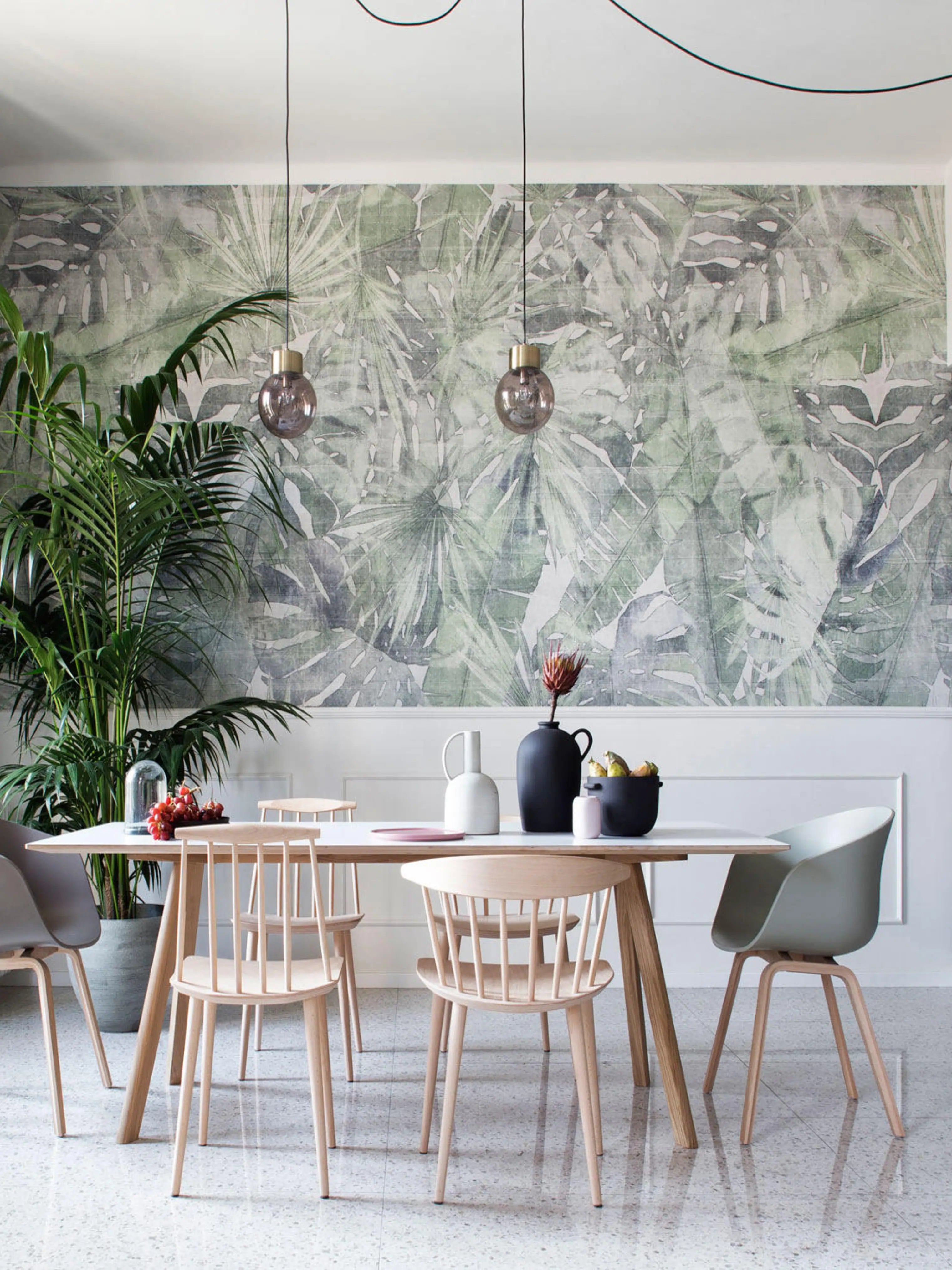 Papel de Parede Folhas Tropicais - Decoração Exótica e Natural para Ambientes