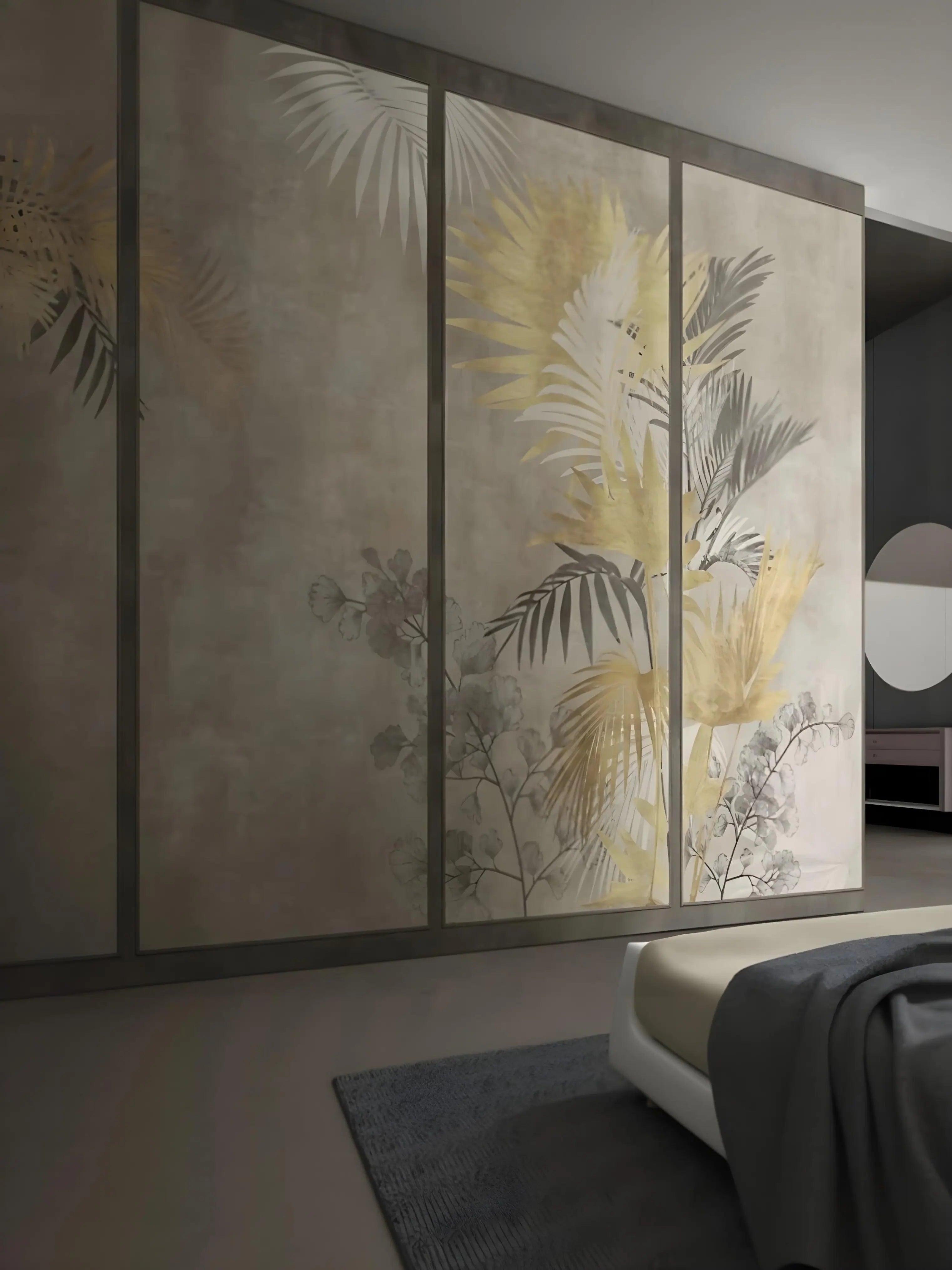 Papel de Parede Natureza Folhas Tropicais