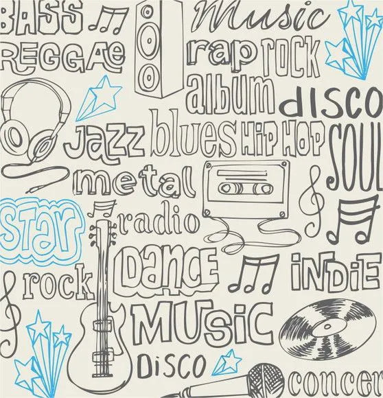 Papel de Parede Tema Musical Estilizado