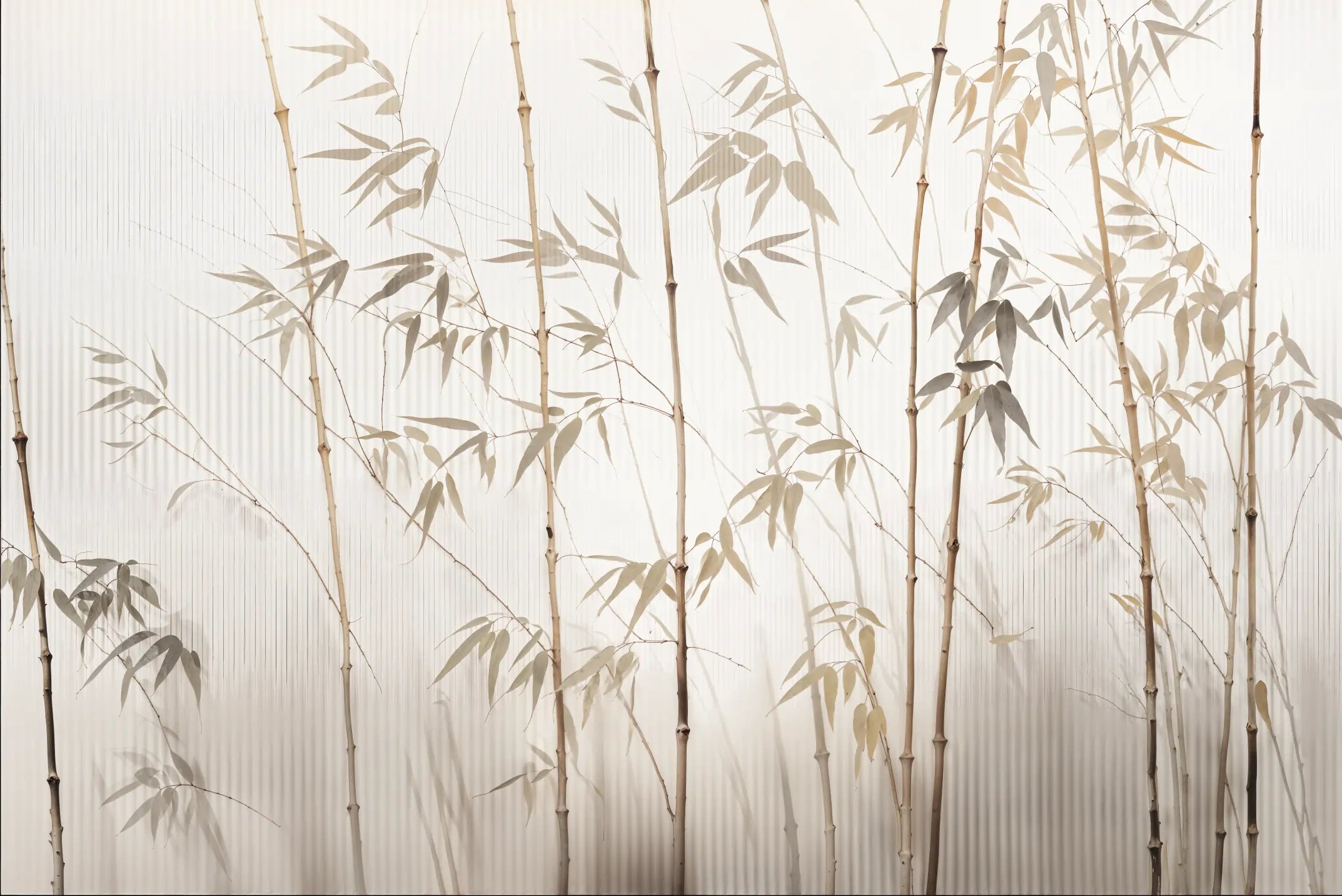 Papel de Parede Bambu Minimalista Estilo Oriental
